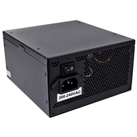 CiT 600W ATX Power Supply, 80+ Efficiency, 120mm Silent Fan, Active PFC, PCIe, SATA & Molex Connectors, Black PSU for Gaming & Desktop PC - Image 7