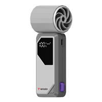 Verbatim (32340) Cool 'n' Go AirJet Handheld Fan - Grey/Purple - Image 5