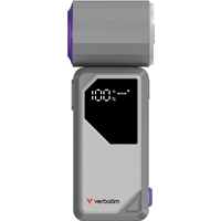 Verbatim (32340) Cool 'n' Go AirJet Handheld Fan - Grey/Purple - Image 7
