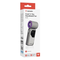 Verbatim (32340) Cool 'n' Go AirJet Handheld Fan - Grey/Purple - Image 8