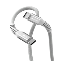 Verbatim (31850) Sync & Charge USB-C to USB-C 60W Magnetic Cable 120cm Grey, Supports PD 3.0 and QC 3.0 - Image 4