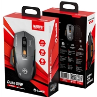 MARVO Duke 50 M368W Wireless Gaming Mouse, Tri-Mode Connectivity USB, 2.4GHz & Bluetooth, 6 DPI levels (800 - 12800), 1000Hz Polling Rate, 13 Mode RGB Backlighting, 79g - Image 7