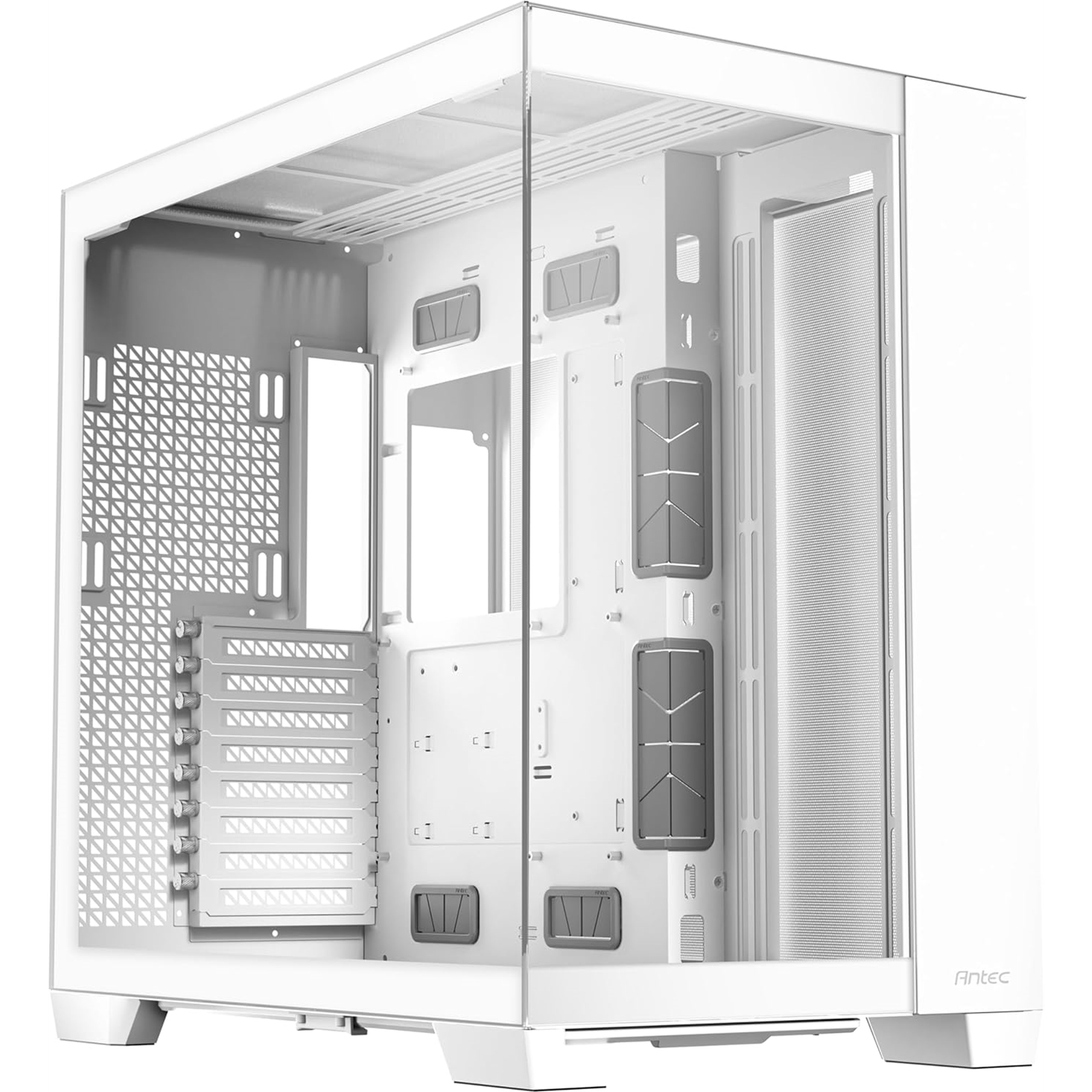 Antec Constellation C8 Full Tower Gaming Case, 1 x USB Type-C / 2 x USB 3.0, Tempered Glass Front and Side Window Panel, Dual Chamber design, 0 x Pre-Installed Fans, E-ATX (280mm), ATX, M-ATX, ITX Compatible - Image 3