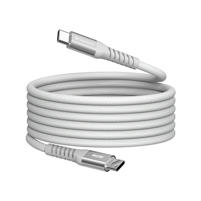Verbatim (31850) Sync & Charge USB-C to USB-C 60W Magnetic Cable 120cm Grey, Supports PD 3.0 and QC 3.0 - Image 2