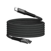 Verbatim (31859) Sync & Charge USB-C to USB-C 60W Magnetic Cable 120cm Black, Supports PD 3.0 and QC 3.0