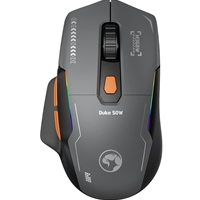 MARVO Duke 50 M368W Wireless Gaming Mouse, Tri-Mode Connectivity USB, 2.4GHz & Bluetooth, 6 DPI levels (800 - 12800), 1000Hz Polling Rate, 13 Mode RGB Backlighting, 79g