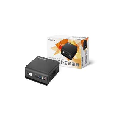 Gigabyte BRIX (GB-BMPD-6005) Barebone Kit, Intel Pentium Silver N6005 2.8GHz Quad Core CPU,1 x DDR4 SO-DIMM Slot, 1 x M.2 2280 Slot, 1 x 2.5 Inch SATA Slot, Dual Band Wi-Fi & Bluetooth 4.2 - Image 2