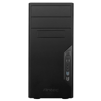 Antec VSK-3000B-U3/U2 Micro Tower Gaming Case, 1 x USB 3.0 / 1 x USB 2.0, SGCC steel, Vented Side Panel, 1 x Pre-Installed 92mm Rear Exhaust Fan, Micro-ATX, Mini-ITX Compatible - Image 4