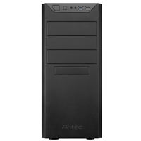 Antec VSK-4000B-U3/U2 Mid Tower Case, 1 x USB 3.0 / 1 x USB 2.0, Galvanized Steel, Vented Side Panel, 1 x Pre-Installed Fans, ATX, Micro-ATX, Mini-ITX Compatible - Image 4