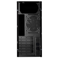Antec VSK-4000B-U3/U2 Mid Tower Case, 1 x USB 3.0 / 1 x USB 2.0, Galvanized Steel, Vented Side Panel, 1 x Pre-Installed Fans, ATX, Micro-ATX, Mini-ITX Compatible - Image 7