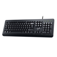 Genius KM-160 Wired Keyboard and Mouse Combo Set, USB Plug and Play, Spill resistant, Full Size UK Layout with Low Profile Keys and Optical Sensor Mouse, 1000dpi, Ergonomic design for Home or Office - Image 4