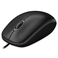 Logitech B100 Wired USB Mouse, 3-Buttons, 1000dpi and Optical Tracking, Ambidextrous Design for PC, Mac and Laptop, Black - Image 4
