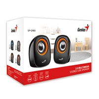 Genius SP-Q160 2.0 Desktop Speakers, Stereo Sound, USB Powered Plug and Play, 6w, 3.5mm with Volume Control, Grey - Image 5
