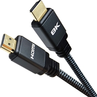 Prevo HDMI-2.1-5M HDMI Cable, HDMI 2.1 (M) to HDMI 2.1 (M), 5m, Black & Grey, Supports Displays up to 8K@60Hz, 99.9% Oxygen-Free Copper with Gold-Plated Connectors, Superior Design & Performance, Retail Box Packaging - Image 5