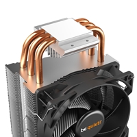 be quiet! Pure Rock Slim 2 Fan CPU Cooler, Universal Socket, Pure Wings 2 92mm PWM Black Cooling Fan, 2000RPM, 3 Heat Pipes, 130W TDP, Slim & Compact Design, Intel LGA 1700 & AMD AM5 Compatible - Image 5