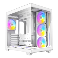 Antec Constellation C5 Mid Tower Gaming Case, 1 x USB Type-C / 2 x USB 3.0, Tempered Glass Frotn and Side Window Panel, Dual Chamber Design, 6 x Pre-Installed Reverse Fans, ATX, Micro-ATX, ITX Compatible - Image 4