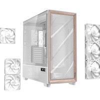 Antec Flux Pro Full Tower Gaming Case, 2 x USB 3.0 / 1 x USB Type-C Tempered Glass Side Window Panel, Antec Flux Airflow Channel, 6 Pre-Installed PWM Fans, E-ATX (=285mm), ATX, Micro-ATX, ITX Compatible - Image 8