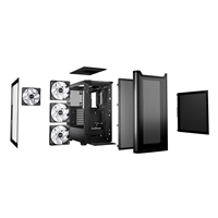 be quiet! BGW78 Pure Base 501 LX Mid Tower Gaming Case, 1 x USB Type-C / 2 x USB 3.0, Tempered Glass Side Panel, 4 x Pre-Installed Light Wings LX Fans, ATX / M-ATX / Mini-ITX Compatible - Image 6
