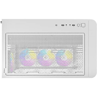 Antec Constellation C5 Curve Gaming Case, 1 x USB Type-C / 2 x USB 3.0, Tempered Glass Front and Side Window Panels, Dual Chamber Design, 4 x Pre-Installed ARGB LED Fans, Micro-ATX, ITX Compatible - Image 5