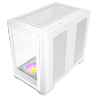 Antec Constellation C5 Curve Gaming Case, 1 x USB Type-C / 2 x USB 3.0, Tempered Glass Front and Side Window Panels, Dual Chamber Design, 4 x Pre-Installed ARGB LED Fans, Micro-ATX, ITX Compatible - Image 6
