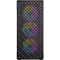 Antec VX320 ARGB Mid-Tower Gaming Case, 1 x USB 3.0/ 1 x USB 2.0, Tempered Glass Side Window Panel, Ventilated Front Grille, 4 x Pre-Installed ARGB LED Fans, ATX, Micro-ATX,ITX Compatible - Image 5