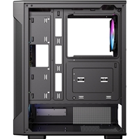 Antec VX320 ARGB Mid-Tower Gaming Case, 1 x USB 3.0/ 1 x USB 2.0, Tempered Glass Side Window Panel, Ventilated Front Grille, 4 x Pre-Installed ARGB LED Fans, ATX, Micro-ATX,ITX Compatible - Image 8