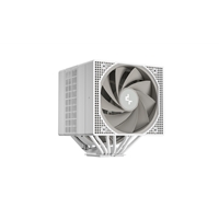 DeepCool ASSASSIN VC ELITE White Dual-Tower CPU CoolerVapor Chamber Base, 7 Heatpipes, 300W TDP, Quiet Dual Fans (140mm + 120mm), Dual Performance/Quiet Modes, Universal Socket Support - Image 4