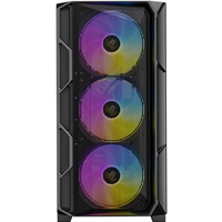 Antec AX1000 Mid Tower Gaming Case, 1 x USB Type-C / 2 x USB 3.0, Tempered Glass Side Window Panel, High Airflow Mesh Front, 4 x Pre-Installed ARGB LED Fans, E-ATX, ATX, Micro-ATX , ITX Compatible - Image 5
