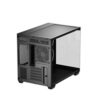 DeepCool CG330 3F ARGB Dual-Chamber Micro-ATX Tower Case, Tempered Glass Panels, 3 x 120mm ARGB Fans, USB 3.0, ITX/Micro-ATX, Black - Image 8