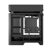 DeepCool CL6600 ARGB Modular Split-Chamber Mid-Tower ATX Case, Tempered Glass Panels, Pre-installed 360mm ARGB Liquid Cooler, 2 x FL12R SE ARGB Fans, USB 3.0, Mini-ITX/Mico-ATX/ATX, Black - Image 8