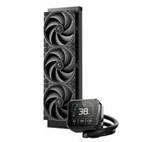 DeepCool Spartacus 360 AIO Liquid CPU Cooler, 360mm Radiator, 3 x 120mm PWM Fans, 3.4" LCD Display Pump, ARGB Lighting, Intel LGA1851/1700 & AMD AM5/AM4, Black - Image 4
