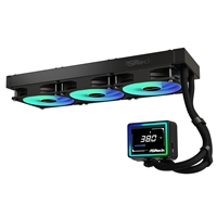ASRock Challenger 360 Digital AIO Liquid CPU Cooler, 360mm Radiator, Triple 120mm PWM ARGB Fans, 3? Digital Display, Intel LGA1700/1851 & AMD AM5/AM4 Compatible - Image 6