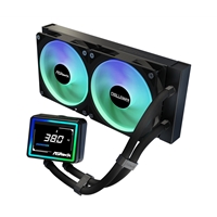 ASRock Challenger 240 Digital AIO Liquid CPU Cooler, 240mm Radiator, Dual 120mm PWM ARGB Fans, 3" Digital Display, Intel LGA1700/1851 & AMD AM5/AM4 Compatible - Image 4