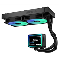 ASRock Challenger 240 Digital AIO Liquid CPU Cooler, 240mm Radiator, Dual 120mm PWM ARGB Fans, 3" Digital Display, Intel LGA1700/1851 & AMD AM5/AM4 Compatible - Image 6