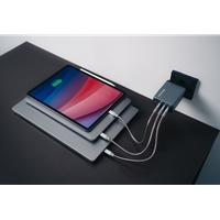 Verbatim (32205) GNC-240 GaN Charger 240W With 1 X USB-C 140W /1 X USB-C 100W / 1 X USB-C 65W / 1 X USB-A QC 3.0 (EU/UK/US) - Image 6
