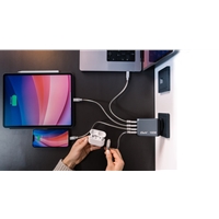 Verbatim (32202) GNC-100 GaN Charger 100W with 2 x USB-C PD 100W / 1 x USB-C PD 65W / 1 x USB-A QC 3.0 (EU/UK/US) - Image 6