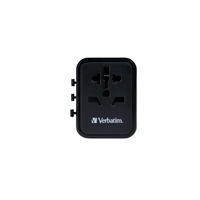 Verbatim (49543) UTA-01 Universal Travel Adapter with 2 x USB-A Ports 12W - Image 4