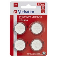 Verbatim (49534) CR2430 Battery Lithium 3V 4 Pack - Image 5