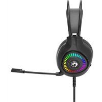 Marvo H8325 Akari 40 USB 2.0 Wired Gaming RGB Headset (Black) - Image 5