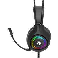 Marvo H8325 Akari 40 USB 2.0 Wired Gaming RGB Headset (Black) - Image 6