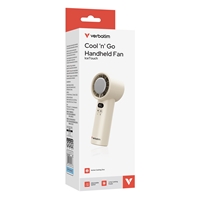 Verbatim (32343) Cool 'n' Go Ice Touch Handheld Fan - White/Silver - Image 8