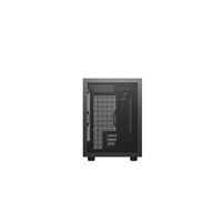 DeepCool CH260 Micro-ATX Mini Tower PC Gaming Case, Wood, Tempered Glass Side Panel USB Type-C High Airflow Supports ATX PSU & RTX GPUs Black - Image 6