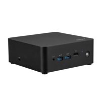 MSI Cubi NUC 1M, Intel Core 5 120U (14th Gen) Barebone, Intel Graphics, 2x DDR5 Slots, Dual ThunderBolt 4, Dual HDMI, Dual LAN, WiFi 6E, BT 5.3 with VESA Mount and Keyboard & Mouse - Image 4