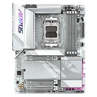 Gigabyte X870E AORUS ELITE WIFI7 ICE AMD AM5 Socket Motherboard, ATX, 4x DDR5 Slots, 4x M.2 Sockets, Fitted I/O Shield, 2.5GbE LAN, Wi-Fi 7, 1x HDMI Port / 2x USB-C (USB4) - Image 4