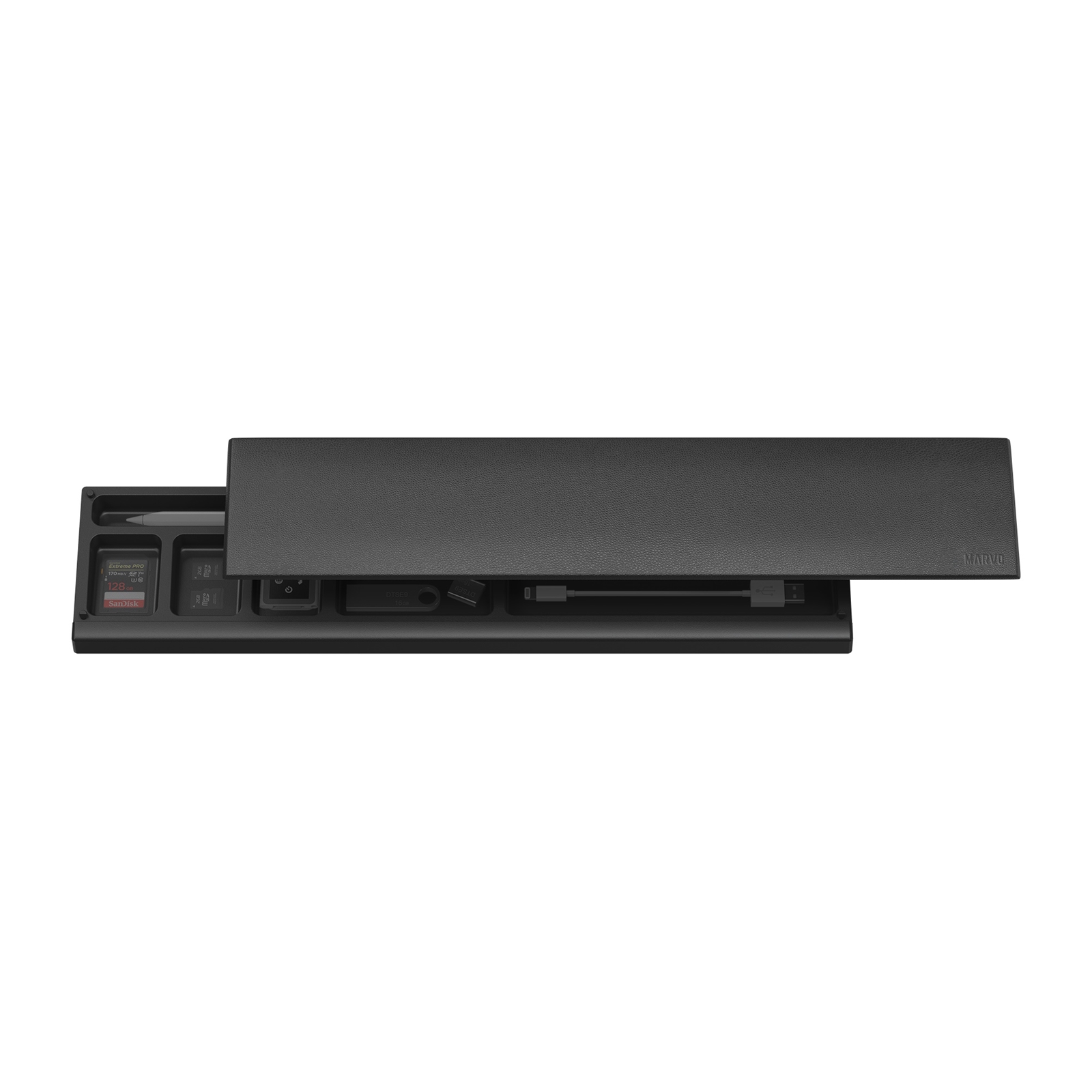 Marvo Scorpion K002 Crest 60 Universal Padded Keyboard Wrist Rest Pad (Black) - Image 3