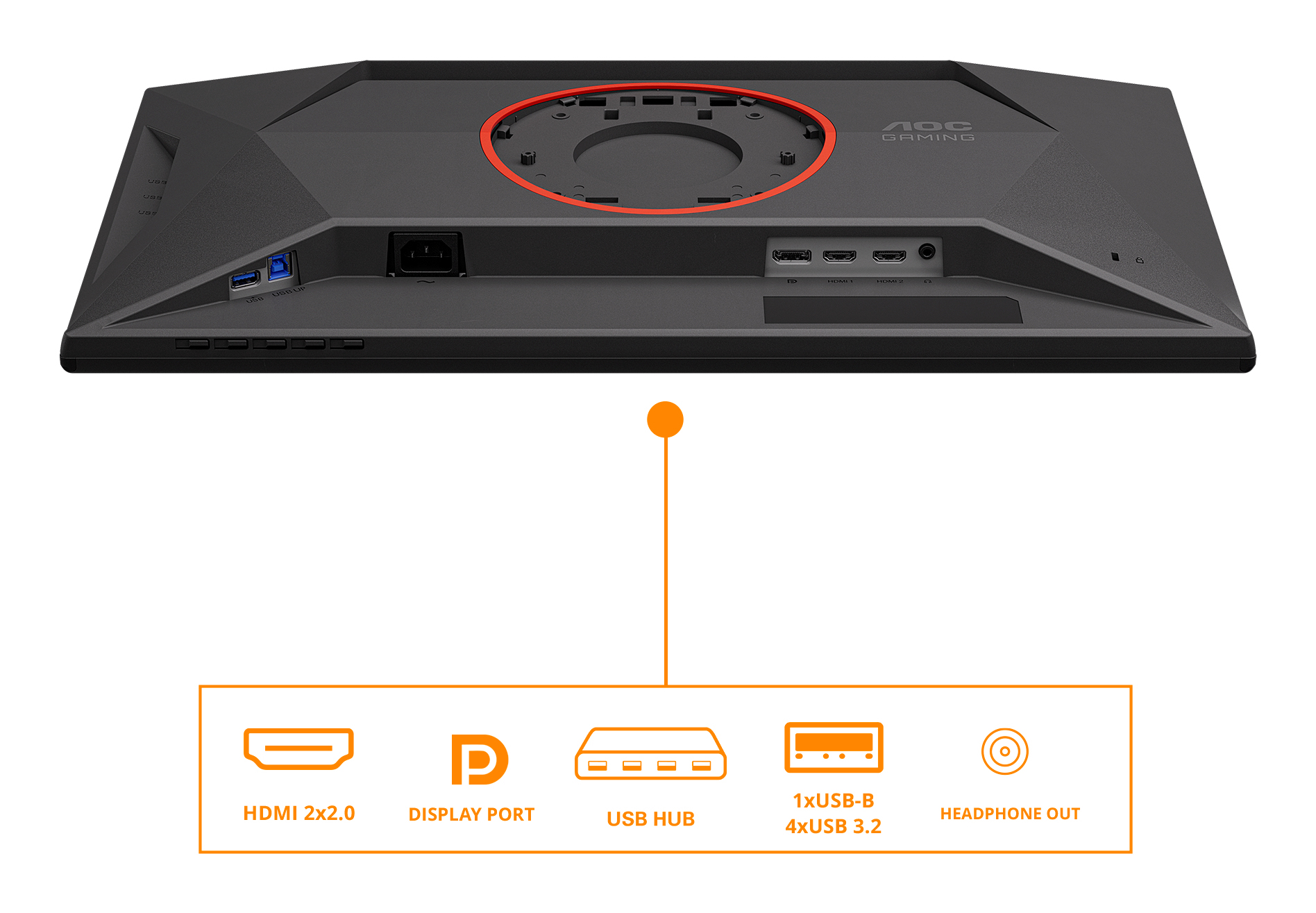 AOC 24.5 IPS MONITOR 25G4KUR - Image 4