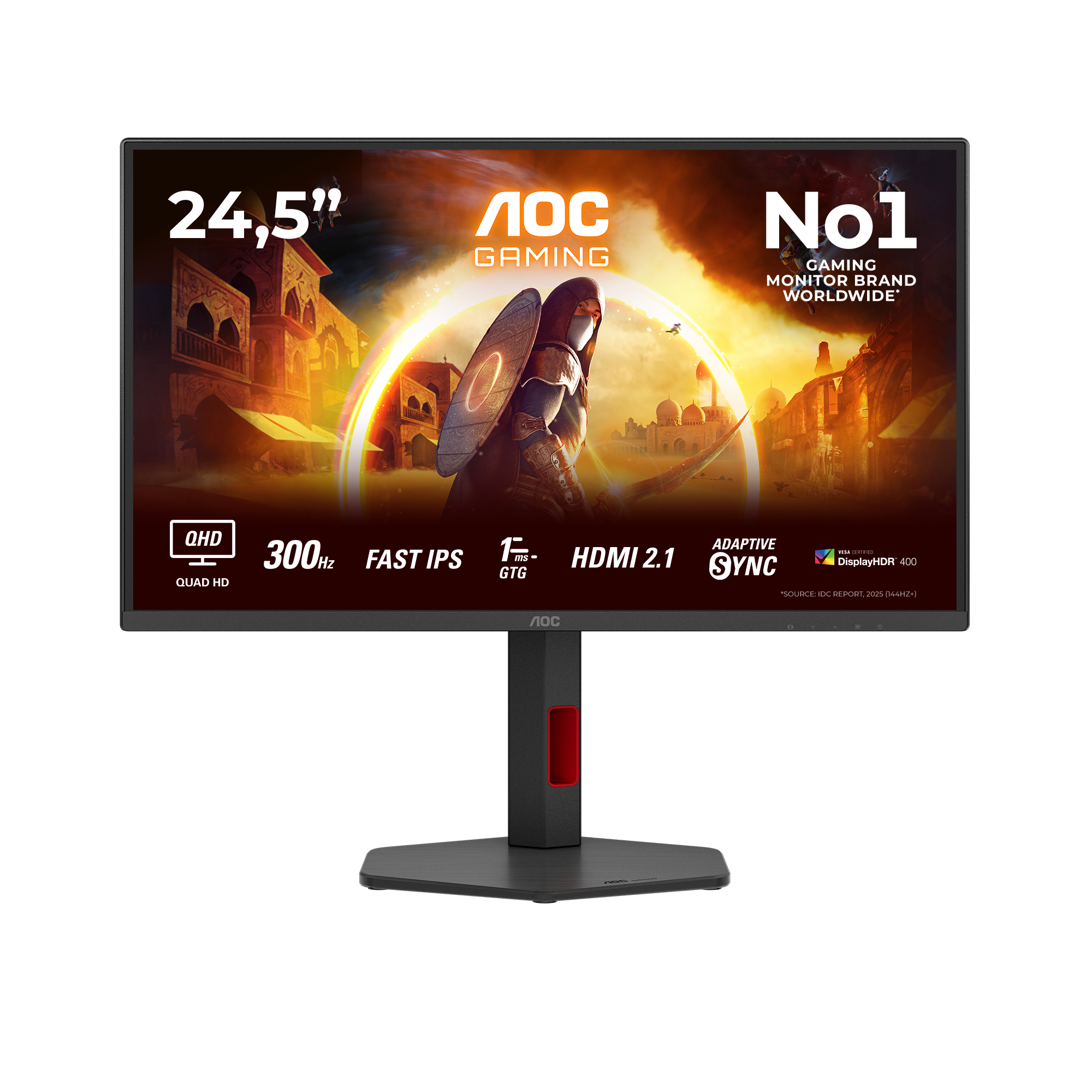 AOC 24.5 IPS MONITOR SPK Q25G4SR