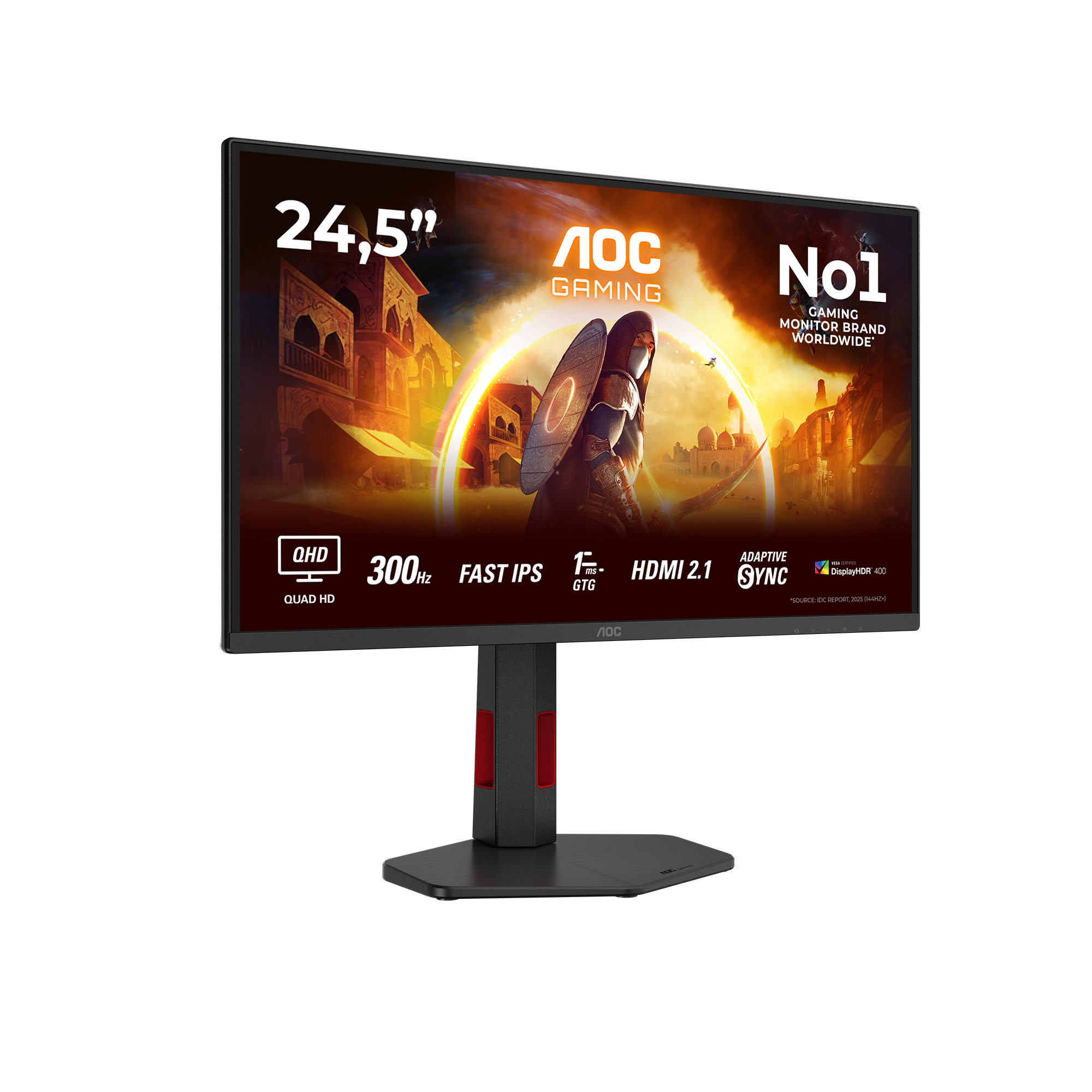 AOC 24.5 IPS MONITOR SPK Q25G4SR - Image 2