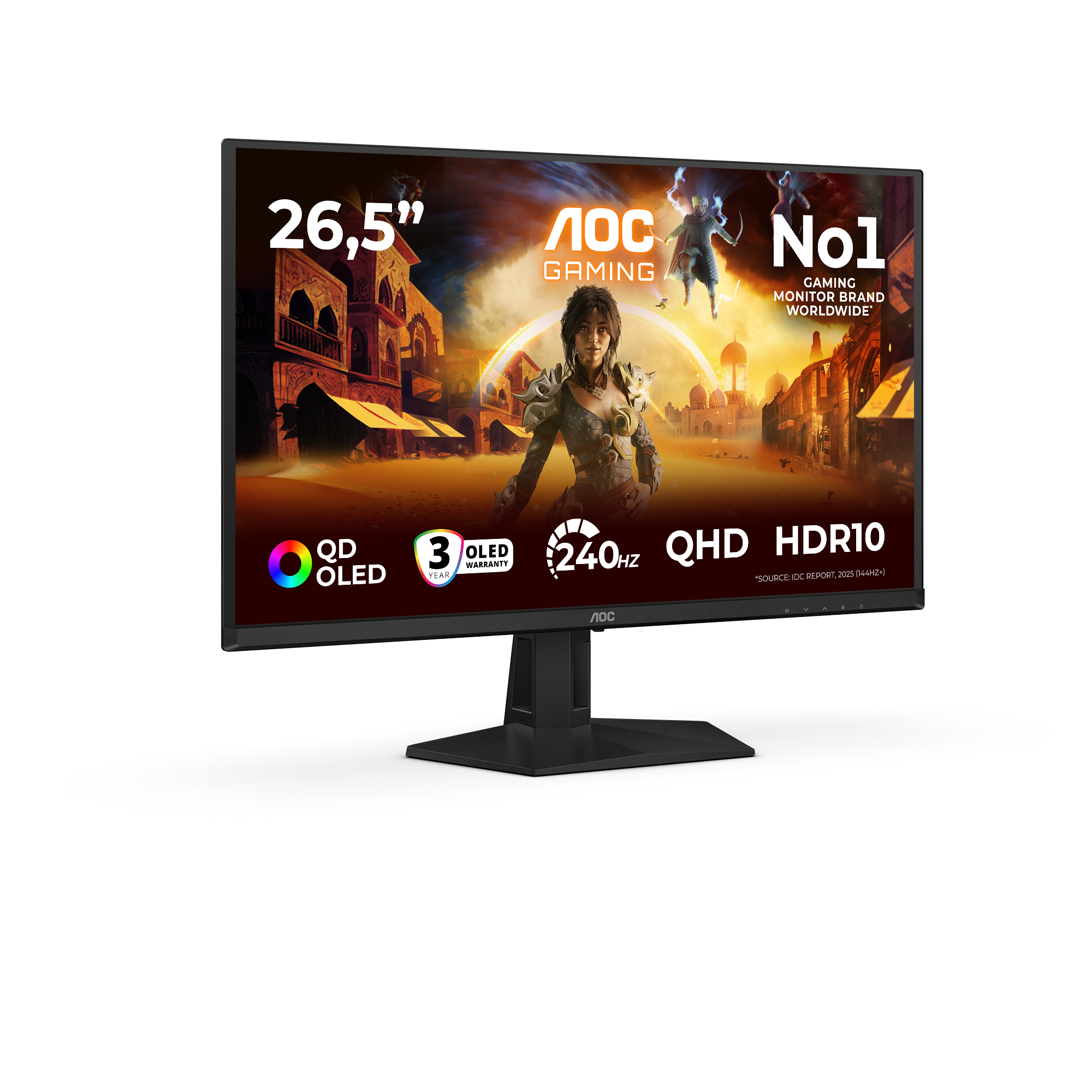 AOC 26.5 QD-OLED MONITOR Q27G41ZDF - Image 2