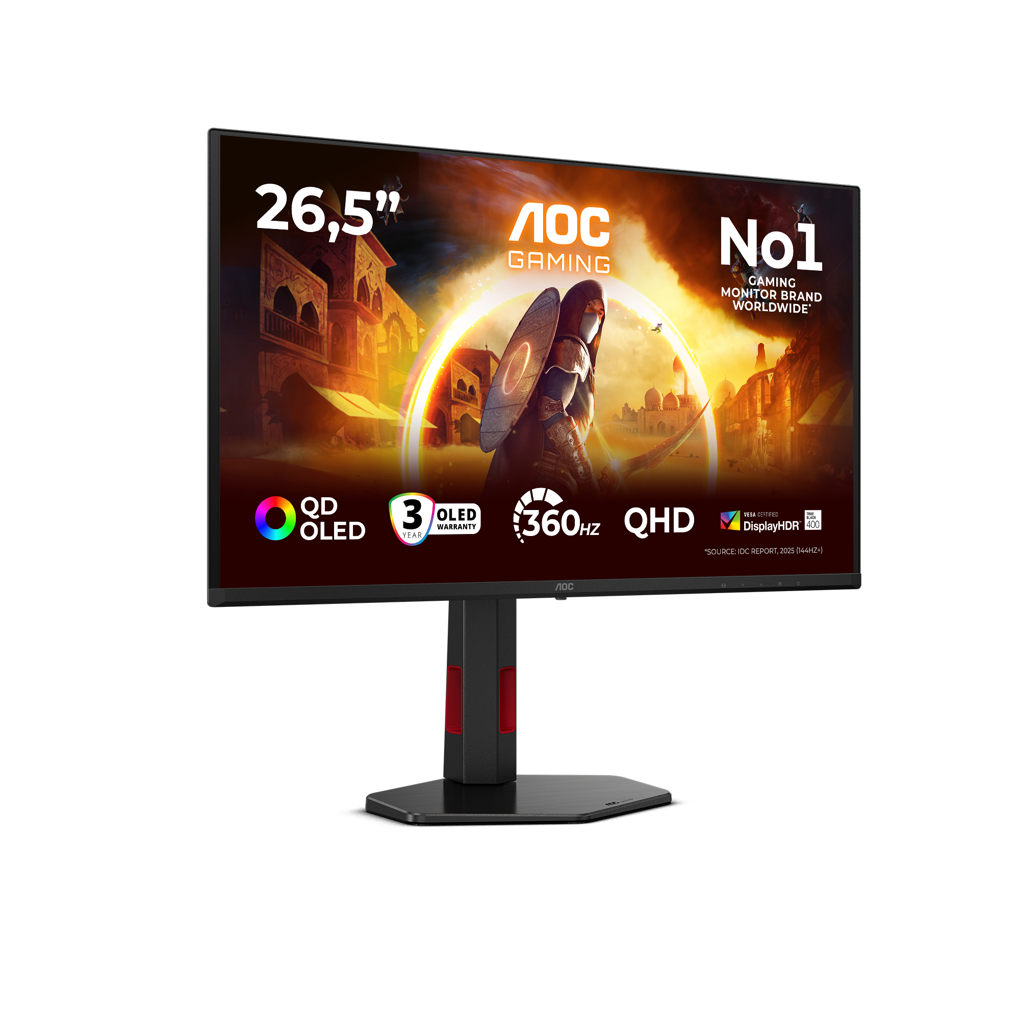 AOC 26.5 QD-OLED MONITOR Q27G4SDR - Image 2